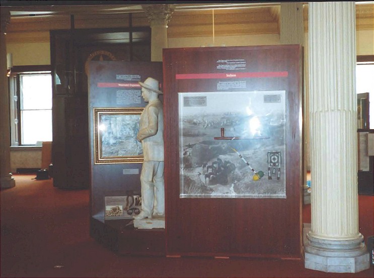 Several artifacts highlighting the role of the deputy in the American West