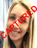 Captured female fugitive Meghan Donnelly